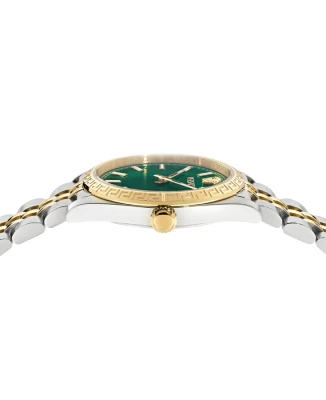 Versace VE5K00426 Millenyium Lady - Унисекс ръчен часовник с кварцов механизъм - корпус от Стомана - Стомана - цвят Седеф