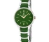 Festina F20752/6 Ceramic - Дамски ръчен часовник с кварцов механизъм - корпус Стомана и керамика - Стомана и керамика - Зелен