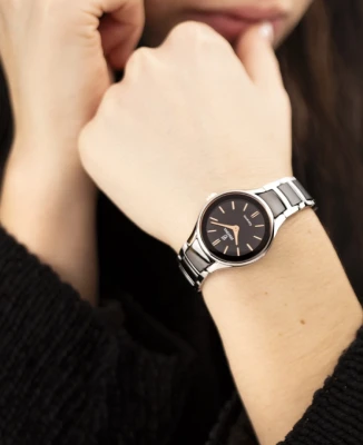 Festina F20752/7 Ceramic - Дамски ръчен часовник с кварцов механизъм - корпус Стомана и керамика - Стомана и керамика - Черен