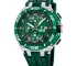 Festina F20755/3 Chrono Bike - Мъжки ръчен часовник с кварцов механизъм - корпус Стомана - Каучук - Зелен