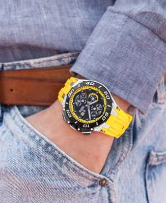 Festina F20755/5 Chrono Bike - Мъжки ръчен часовник с кварцов механизъм - корпус Стомана - Каучук - Черен