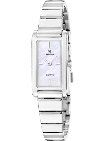 Festina F20767/1 Mademoiselle - Унисекс ръчен часовник с кварцов механизъм - корпус от Стомана - Стомана - цвят Седеф