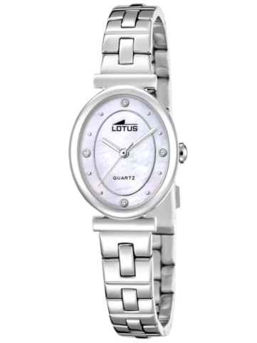 Lotus 19016/1 2Gether - Унисекс ръчен часовник с кварцов механизъм - корпус от Стомана - Стоманена верижка - цвят Седеф