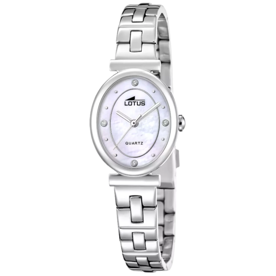 Lotus 19016/1 2Gether - Унисекс ръчен часовник с кварцов механизъм - корпус от Стомана - Стоманена верижка - цвят Седеф