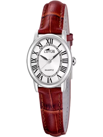 Lotus 19017/1 2Gether - Унисекс ръчен часовник с кварцов механизъм - корпус от Стомана - Естествена кожа - цвят Бял
