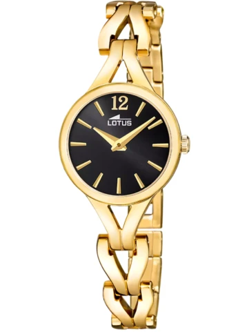 Унисекс ръчен часовник с кварцов механизъм - корпус от Стомана - Стоманена верижка - цвят Черен