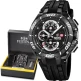 Festina F20756/1 Chrono Bike Special Edition - Мъжки ръчен часовник с кварцов механизъм - корпус Стомана - Стомана - Черен