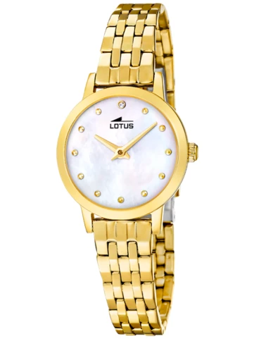 Унисекс ръчен часовник с кварцов механизъм - корпус от Стомана - Стоманена верижка - цвят Седеф