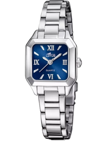 Унисекс ръчен часовник с кварцов механизъм - корпус от Стомана - Стоманена верижка - цвят Син