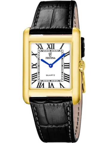 Унисекс ръчен часовник с кварцов механизъм - корпус от Стомана - Естествена кожа - цвят Бял