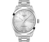 Tissot T165.807.11.031.00 Gentleman Powermatic 80 - Мъжки ръчен часовник с автоматичен механизъм - корпус Стомана - Стоманена верижка - Сив