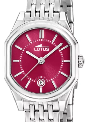 Унисекс ръчен часовник с кварцов механизъм - корпус от Стомана - Стоманена верижка - цвят Розов