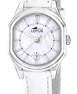 Унисекс ръчен часовник с кварцов механизъм - корпус от Стомана - Естествена кожа - цвят Седеф