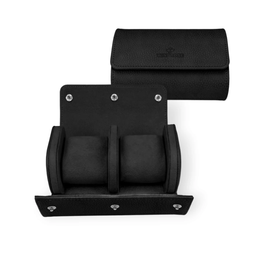 Калъф за съхранение Windrose 804001.09 case for 2 watches TEMPORA - Унисекс - Черен