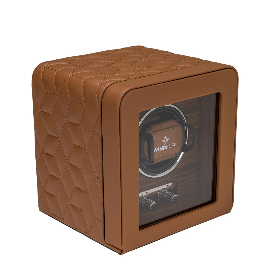 Кутия за навиване Windrose 851211.12 winding box 1 watch NOBLESSE - Унисекс - Кафяв