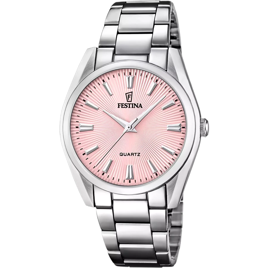 Festina F20622/N Boyfriend - Дамски ръчен часовник с кварцов механизъм - корпус Стомана - Стомана - Розов