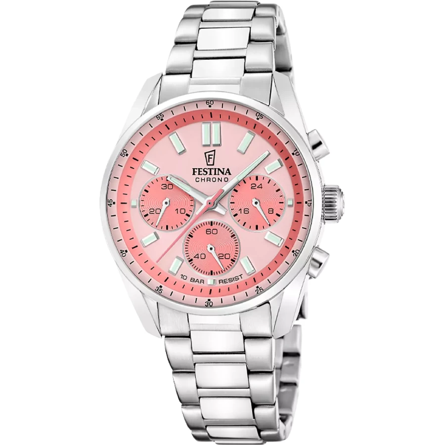 Festina F20753/4 Boyfriend Unisex - Унисекс ръчен часовник с кварцов механизъм - корпус Стомана - Стомана - Син