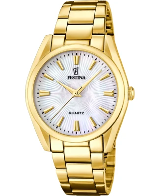 Festina F20640/A Boyfriend - Дамски ръчен часовник с кварцов механизъм - корпус Стомана - Стомана - Седеф