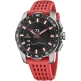 Festina F23305/4 Connected - Мъжки ръчен часовник с смарт хибриден механизъм - корпус Титан - Силиконова каишка - Черен