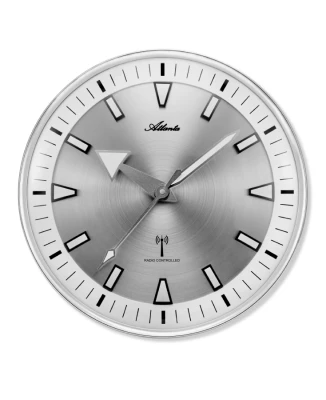 Унисекс стенен часовник с кварцов механизъм - цвят Сив