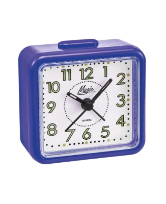 Унисекс будилник с кварцов механизъм - цвят Бял