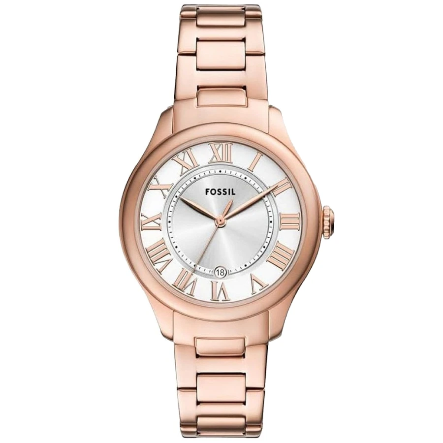 Унисекс ръчен часовник с кварцов механизъм - корпус от Стомана - Стоманена верижка - цвят Сребрист