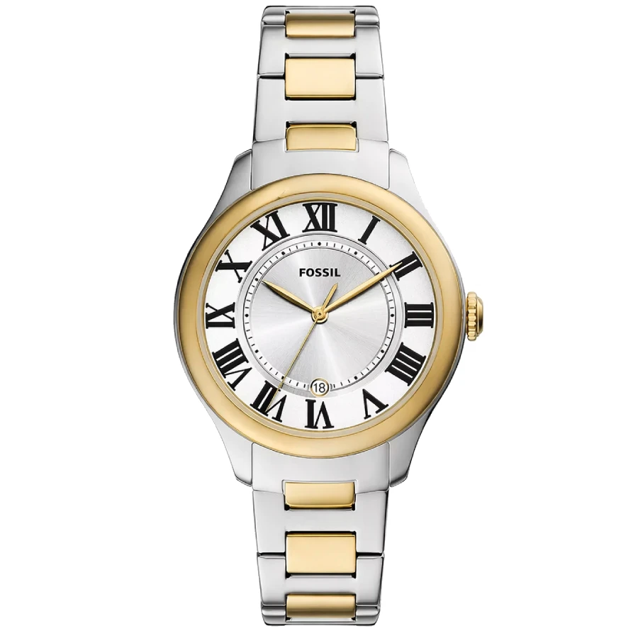 Fossil ES5396 Gilmore - Дамски ръчен часовник с кварцов механизъм - корпус Стомана - Стоманена верижка - Сребрист