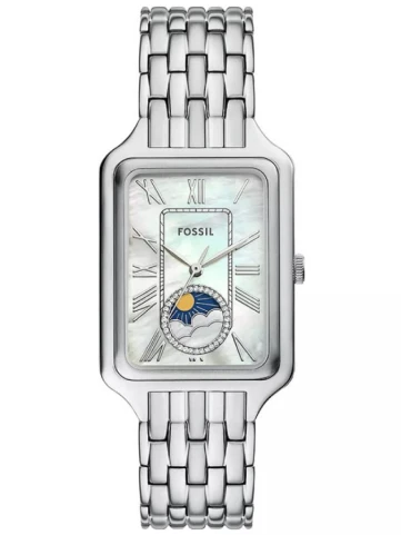 Унисекс ръчен часовник с кварцов механизъм - корпус от Стомана - Стоманена верижка - цвят Седеф