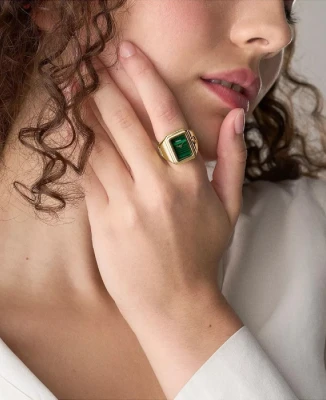 Унисекс ръчен часовник с кварцов механизъм - корпус от Стомана - Стоманена верижка - цвят Зелен