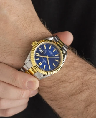 Festina Swiss F20085/B Swiss Made - Унисекс ръчен часовник с кварцов механизъм - корпус от Стомана - Стомана - цвят Син