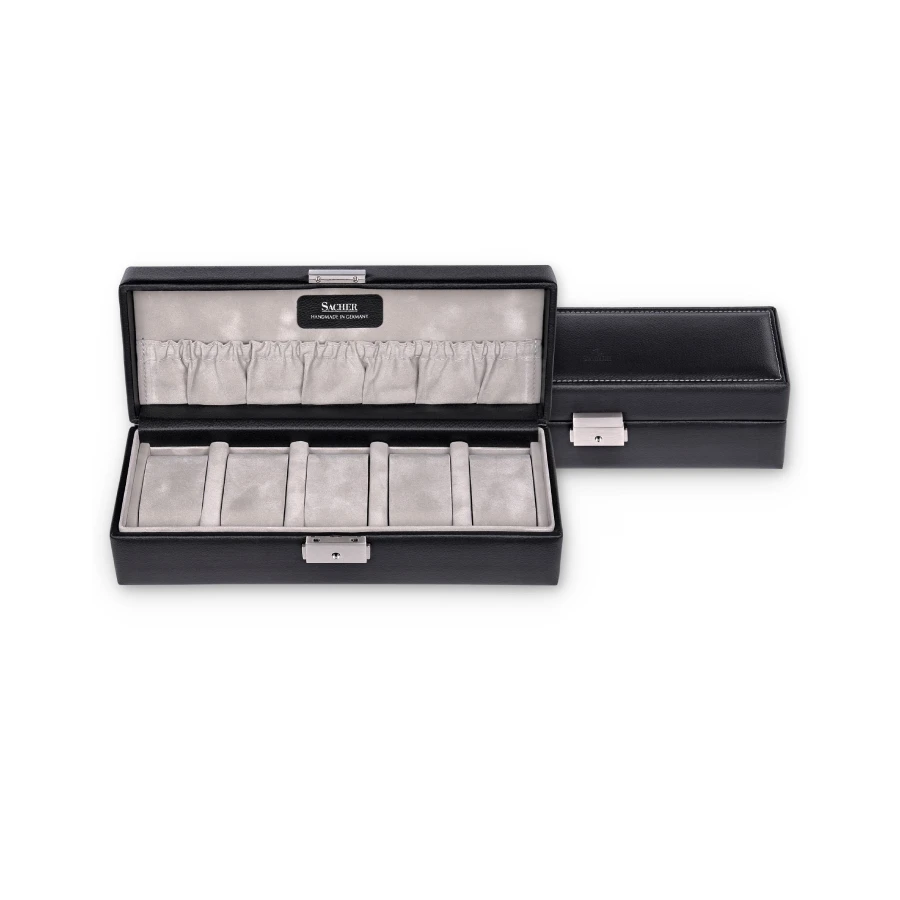 Кутия за съхранение Sacher 1015.150421 box for 5 watches TAMIGI - Унисекс - Черен