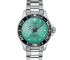 Tissot T120.210.11.091.00 Seastar 1000 36mm - Унисекс ръчен часовник с кварцов механизъм - корпус Стомана - Стоманена верижка - Зелен Сив