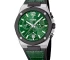 Festina Swiss F22003/3 Swiss Made - Мъжки ръчен часовник с кварцов механизъм - корпус Стомана - Естествена кожа - Зелен