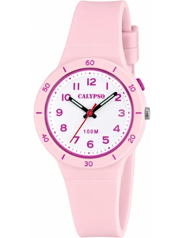 Calypso K5848/1 Sweet time - Унисекс ръчен часовник с кварцов механизъм - корпус от Полимер - Полимер - цвят Бял