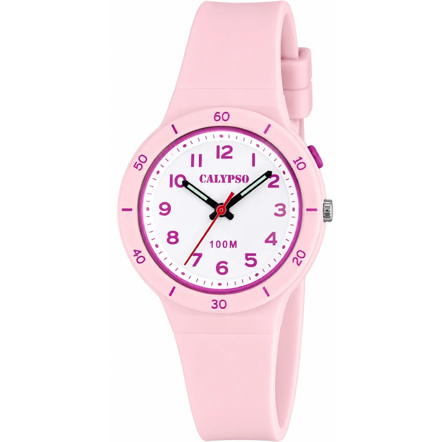 Calypso K5848/1 Sweet time - Унисекс ръчен часовник с кварцов механизъм - корпус от Полимер - Полимер - цвят Бял