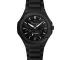 Pierre Lannier 202K489 Graphite - Мъжки ръчен часовник с кварцов механизъм - корпус Стомана - Стоманена верижка - Черен