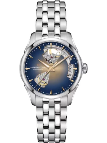 Hamilton H32215101 Jazzmaster - Дамски ръчен часовник с автоматичен механизъм - корпус от Стомана - Стоманена верижка - цвят Биколор