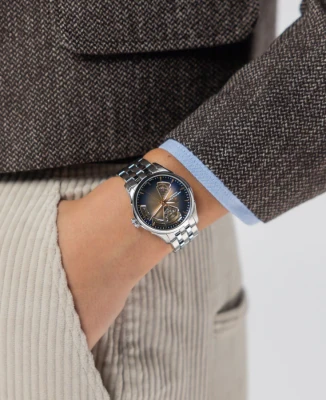 Hamilton H32215101 Jazzmaster 36 mm - Дамски ръчен часовник с автоматичен механизъм - корпус Стомана - Стоманена верижка - Биколор