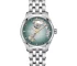 Hamilton H32215143 Jazzmaster 36 mm - Дамски ръчен часовник с автоматичен механизъм - корпус Стомана - Стоманена верижка - Тюркоаз