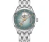 Hamilton H32675141 Jazzmaster 40 mm - Мъжки ръчен часовник с автоматичен механизъм - корпус от Стомана - Стоманена верижка - цвят Тюркоаз