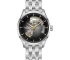 Hamilton H32675181 Jazzmaster 40 mm - Мъжки ръчен часовник с автоматичен механизъм - корпус от Стомана - Стоманена верижка - цвят Черен