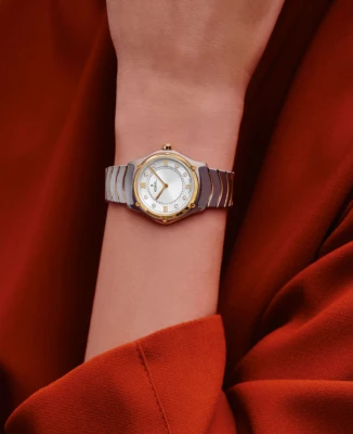 Ebel 1216729 Sport Classic - Дамски ръчен часовник с кварцов механизъм - корпус Стомана - Стоманена верижка - Сребрист Сив