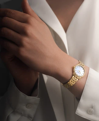 Raymond Weil 5024-PS-97081 Toccata - Дамски ръчен часовник с кварцов механизъм - корпус от Стомана - Стоманена верижка - цвят Седеф