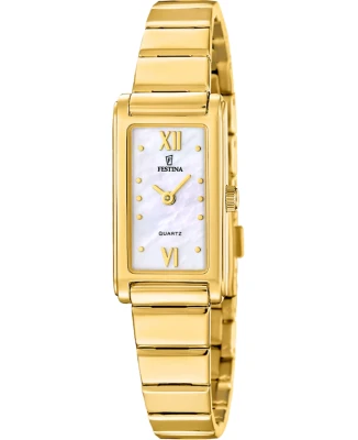 Festina F20768/1 Mademoiselle - Дамски ръчен часовник с кварцов механизъм - корпус Стомана - Стомана - Седеф