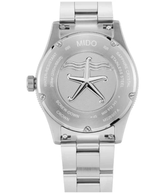 MIDO M026.907.11.061.00 Ocean Star - Унисекс ръчен часовник с автоматичен механизъм - корпус Стомана - Стомана - Черен