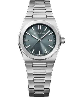 Raymond Weil 1250-ST-56001 A.R.T. - Дамски ръчен часовник с кварцов механизъм - корпус Стомана - Стомана - Син