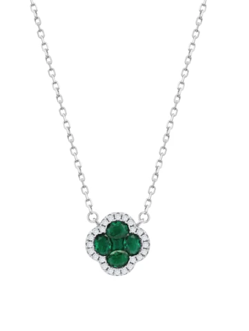 Дамски колие Lotus Silver LP3953-1/2 TRENDY от 925 Сребро - с форма Цвете - Цирконий