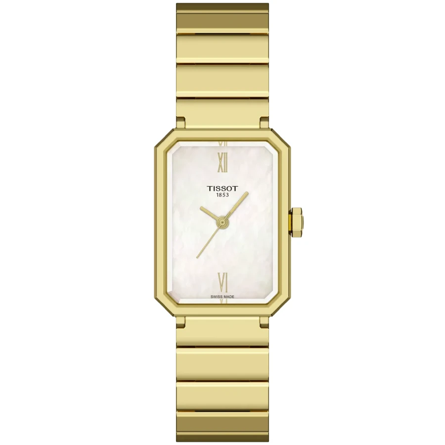 Tissot T160.110.33.113.00 SRV - Унисекс ръчен часовник с кварцов механизъм - корпус от Стомана - Стомана - цвят Седеф