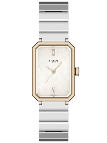 Tissot T160.110.21.113.00 SRV - Унисекс ръчен часовник с кварцов механизъм - корпус от Стомана - Стомана - цвят Седеф