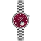 Tissot T152.223.11.426.00 Desir - Дамски ръчен часовник с кварцов механизъм - корпус от Стомана - Стоманена верижка - цвят Червен